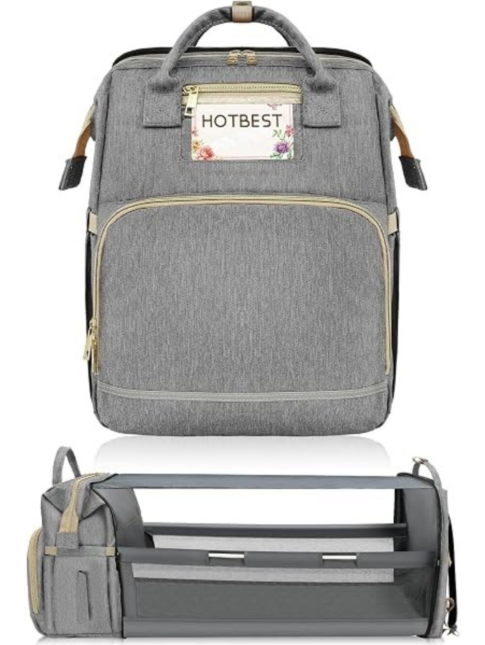 HOTBEST 3-in-1 Diaper Bag Backpack